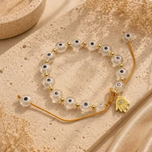 ChatGPT Image Jul 1, 2026, 03_48_33 PM Handmade White Evil Eye Bracelet