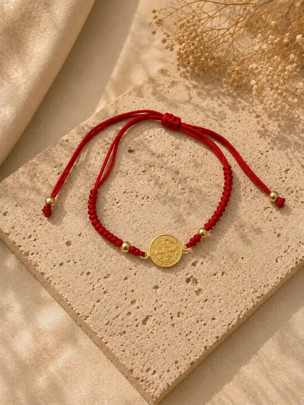 ChatGPT Image Jul 1, 2026, 03_58_19 PM Handmade Red String San Benito Bracelet