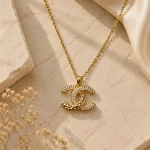 ChatGPT Image Jul 1, 2026, 05_51_25 PM Gold Double C Zircon Necklace