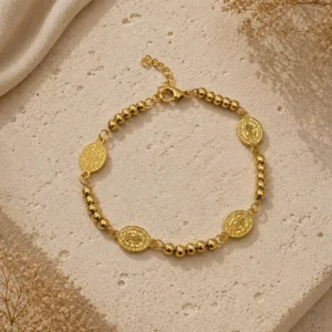 Rosary Medal Bracelet