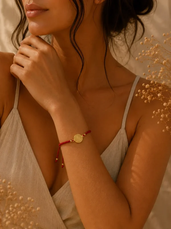 ChatGPT Image Jul 5, 2026, 08_51_28 PM Handmade Red String San Benito Bracelet
