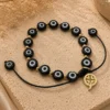 ChatGPT Image Jul 7, 2026, 10_12_51 AM Handmade Black Evil Eye String Bracelet