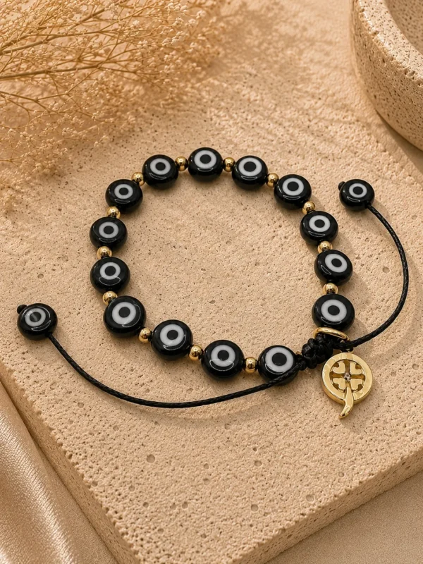 ChatGPT Image Jul 7, 2026, 10_12_51 AM Handmade Black Evil Eye String Bracelet