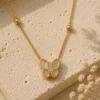 ChatGPT Image Jul 7, 2026, 11_28_28 AM Gold Mother of Pearl Butterfly Necklace