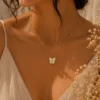 ChatGPT Image Jul 7, 2026, 11_31_52 AM Gold Mother of Pearl Butterfly Necklace