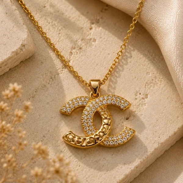 ChatGPT Image Jul 7, 2026, 12_03_41 PM Gold Double C Zircon Necklace