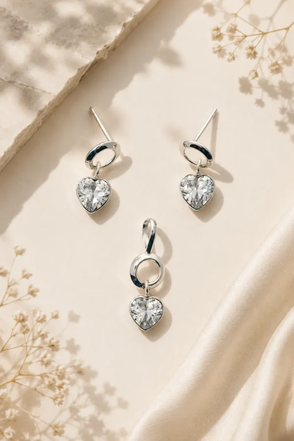 ChatGPT Image Jun 30, 2026, 10_19_03 PM Silver Heart Zircon Jewelry Set
