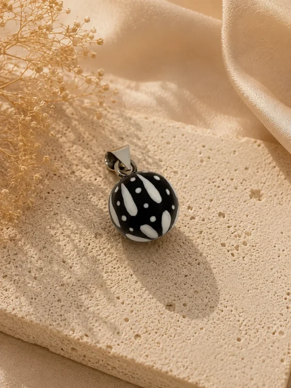 ChatGPT Image Jul 1, 2026, 05_12_25 PM Black & White Harmony Ball Charm