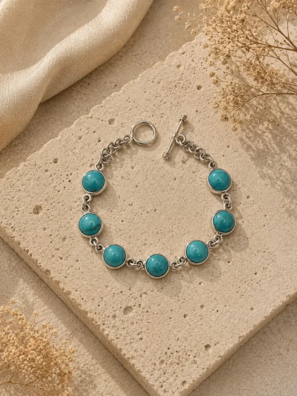 ChatGPT Image Jul 2, 2026, 06_24_41 PM Turquoise Stone Silver Bracelet