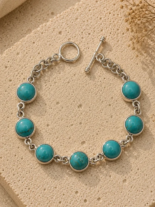 ChatGPT Image Jul 7, 2026, 03_47_21 PM Turquoise Stone Silver Bracelet