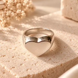 Timeless Heart Statement Ring