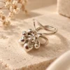 Bouquet of Hearts Silver Ring